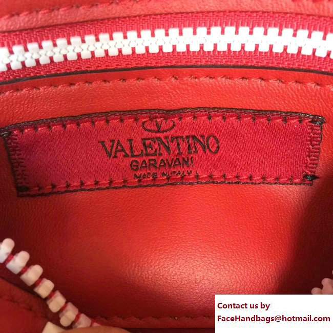 Valentino Free Rockstud Spike Belt Bag Red 2018