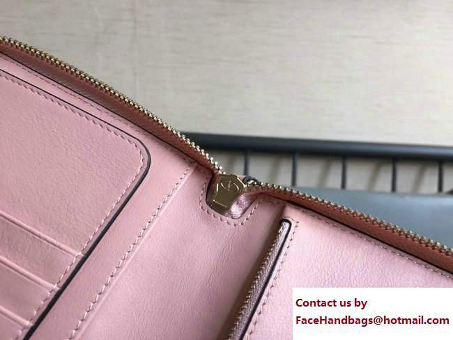 Valentino Rockstud Large Wallet Clutch Bag Pink 2017