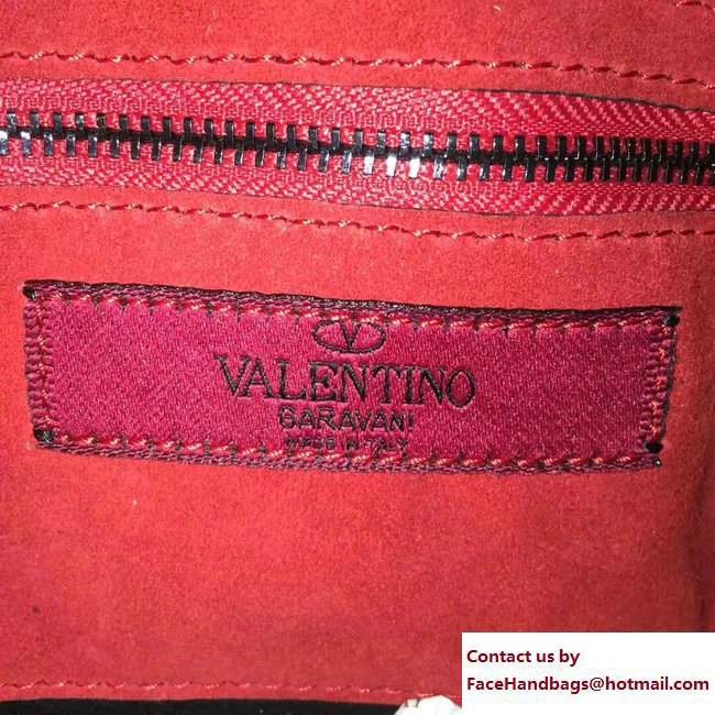Valentino Rockstud Spike Belt Bag Black with Black Hardware 2018 - Click Image to Close