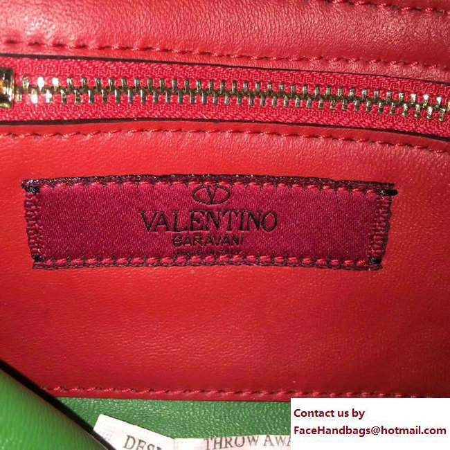 Valentino Rockstud Spike Belt Bag Green 2018