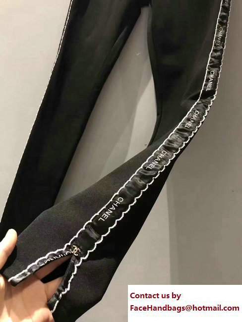 chanel skinny pants black - Click Image to Close