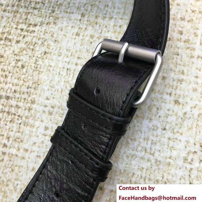 Balenciaga Neo Lift Paper Zip-Around Belt Chest Waist Bag Black 2018 - Click Image to Close