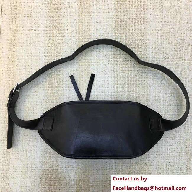 Balenciaga Neo Lift Paper Zip-Around Belt Chest Waist Bag Black 2018