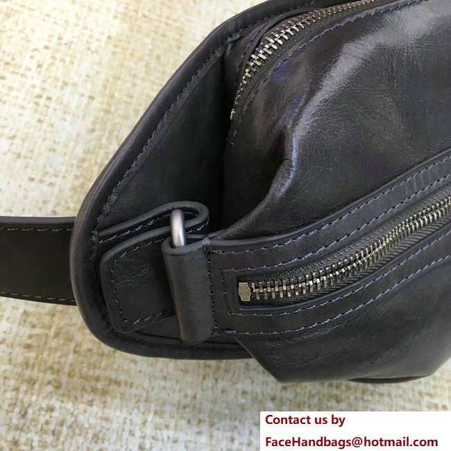 Balenciaga Neo Lift Paper Zip-Around Belt Chest Waist Bag Gray 2018