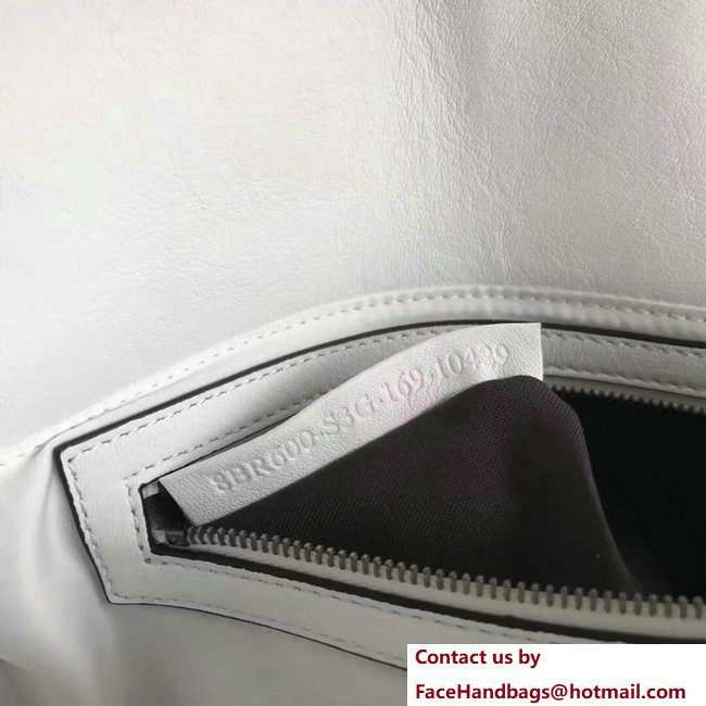 Fendi Baguette Shoulder Bag with Wave Edge White 2018 - Click Image to Close