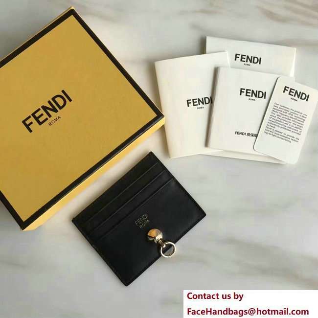 Fendi By The Way Card Holder Black 2018