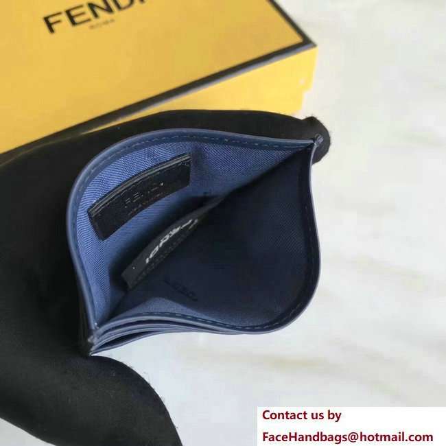 Fendi By The Way Card Holder Blue 2018 - Click Image to Close