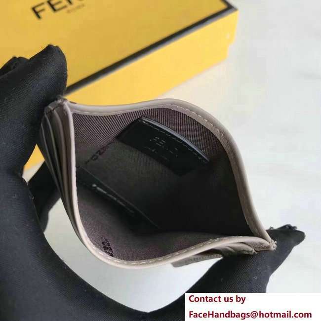 Fendi By The Way Card Holder Gray 2018 - Click Image to Close
