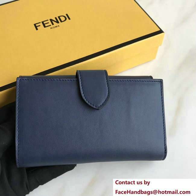 Fendi By The Way Medium Wallet Blue 2018