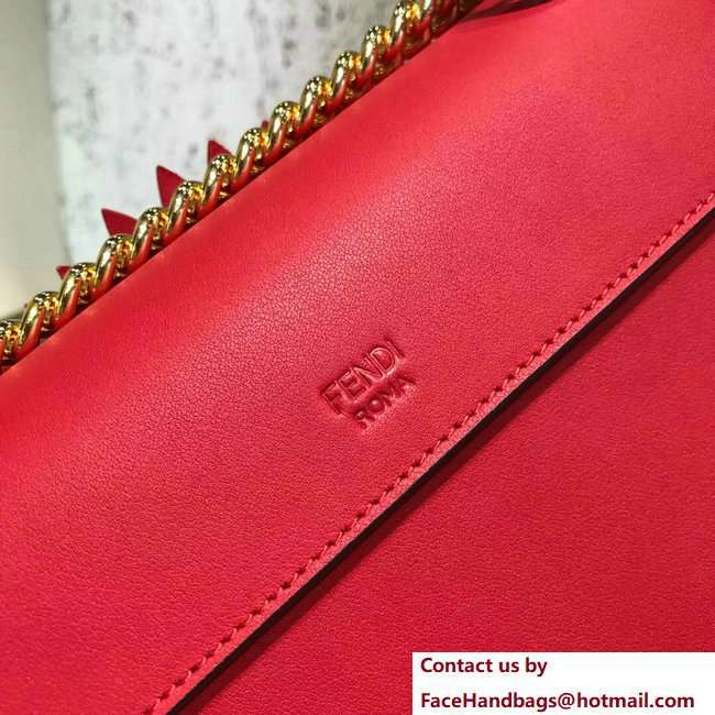 Fendi Daisy Flower Mini Kan I F Logo Bag Red 2018 - Click Image to Close