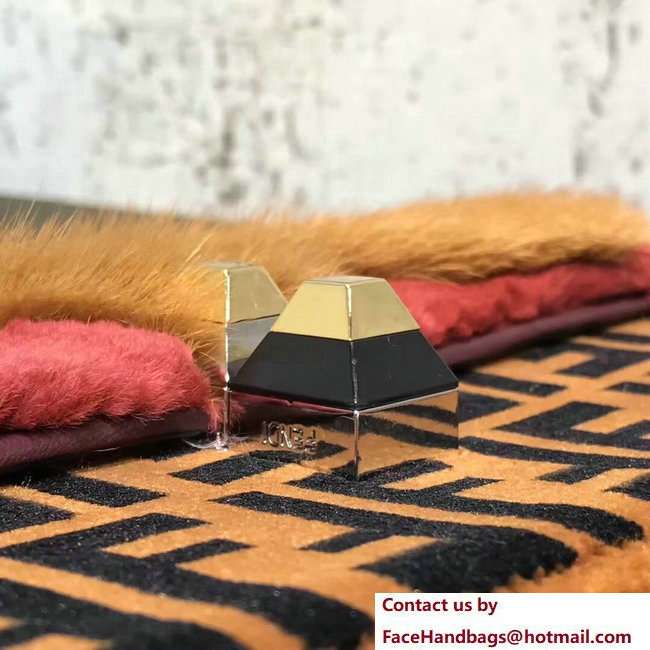 Fendi Kan I Top Handle Medium Bag Mink Fur 2018 - Click Image to Close