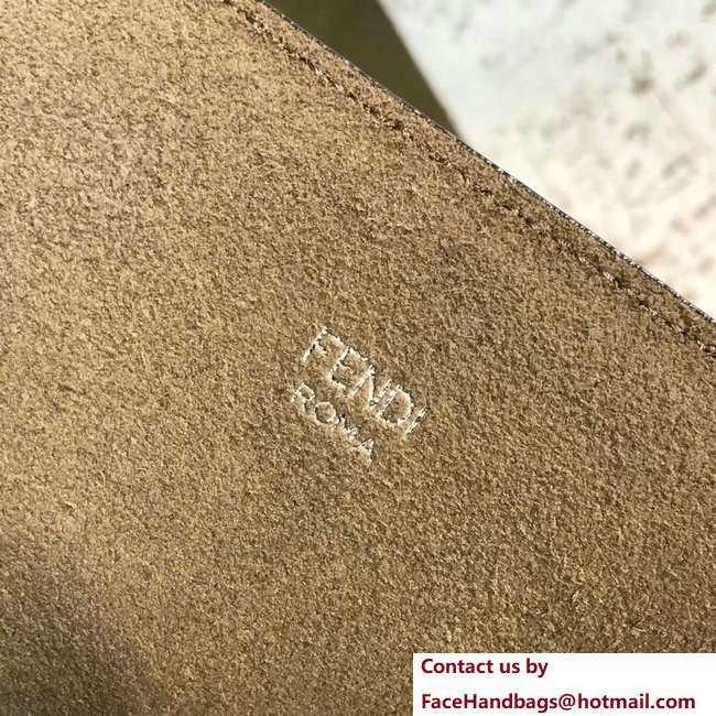 Fendi Leather F Logo Shopper Bag Apricot 2018 - Click Image to Close