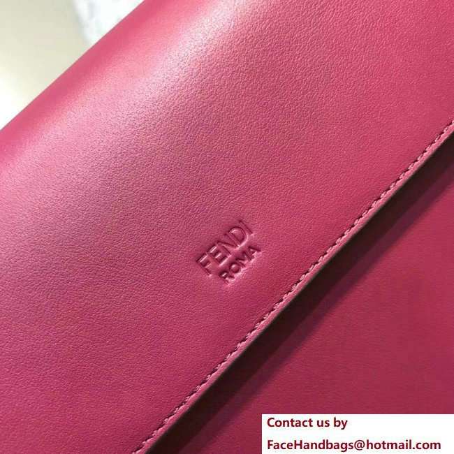 Fendi Medium Kan I F Logo Bag Date Red 2018 - Click Image to Close