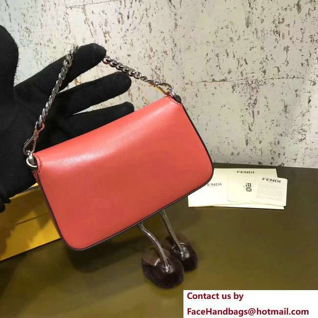 Fendi Micro Baguette Shoulder Bag Red Flower Faces and Legs With Shoes 2018 - Click Image to Close
