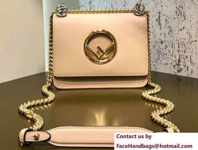 Fendi Mini Kan I F Logo Bag Apricot 2018 Fendi Mini Kan I F Logo Bag Apricot 2018