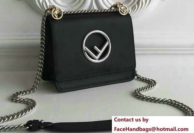 Fendi Mini Kan I F Logo Bag Black 2018 Fendi Mini Kan I F Logo Bag Black 2018