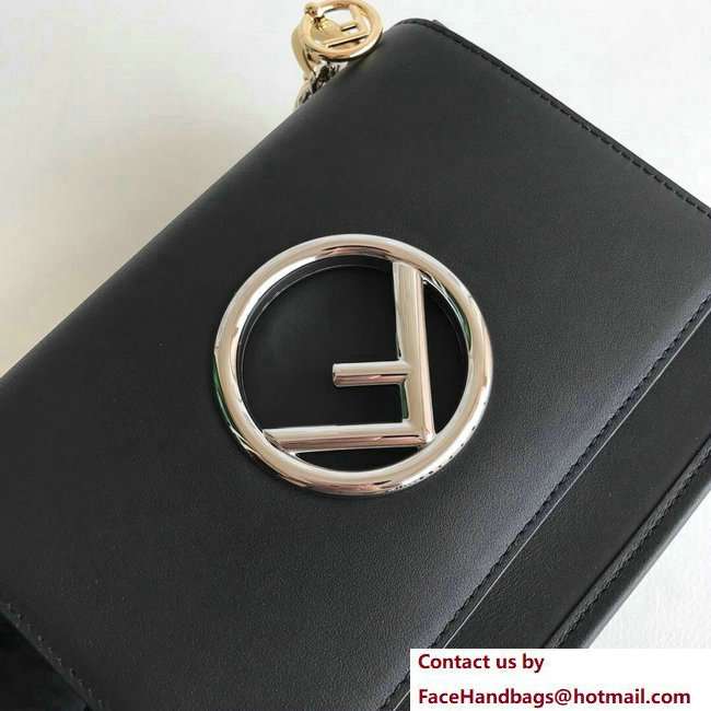 Fendi Mini Kan I F Logo Bag Black 2018