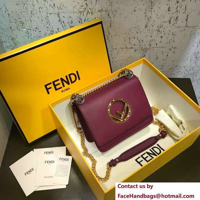 Fendi Mini Kan I F Logo Bag Date Red 2018 - Click Image to Close