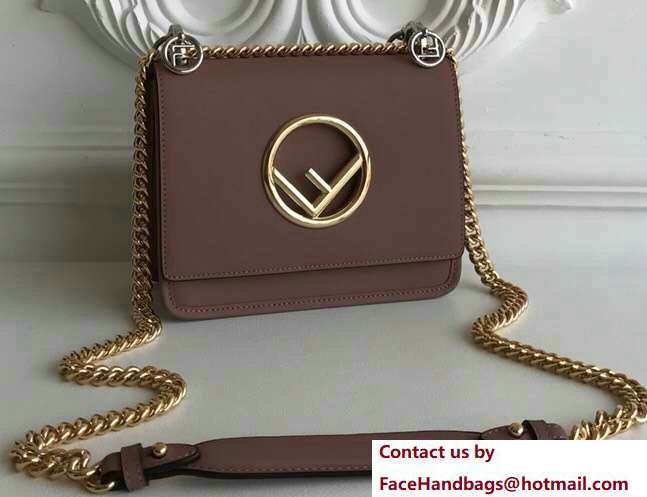 Fendi Mini Kan I F Logo Bag Nude Pink 2018 Fendi Mini Kan I F Logo Bag Nude Pink 2018