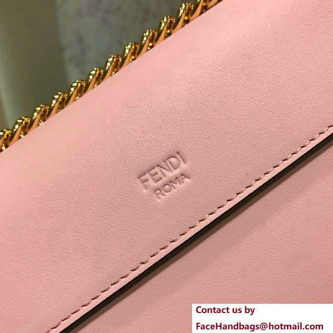 Fendi Mini Kan I F Logo Bag Pink 2018
