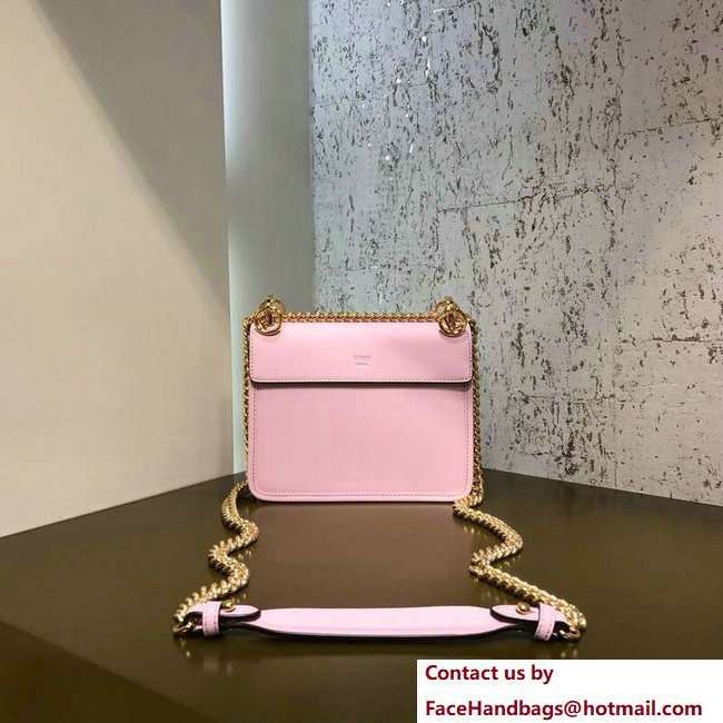 Fendi Mini Kan I F Logo Bag Pink 2018