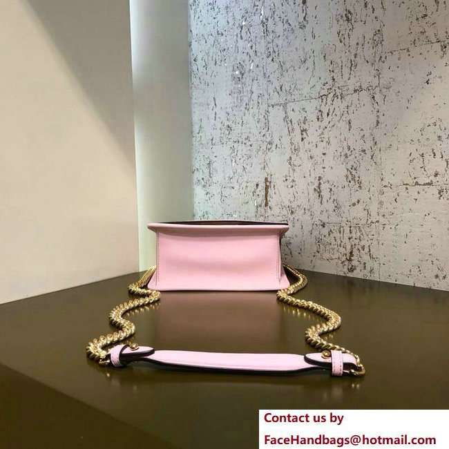 Fendi Mini Kan I F Logo Bag Pink 2018 - Click Image to Close