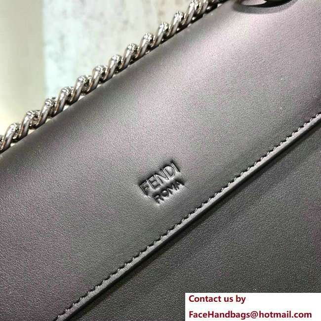 Fendi Mini Kan I F Logo Bag Studs Black 2018 - Click Image to Close