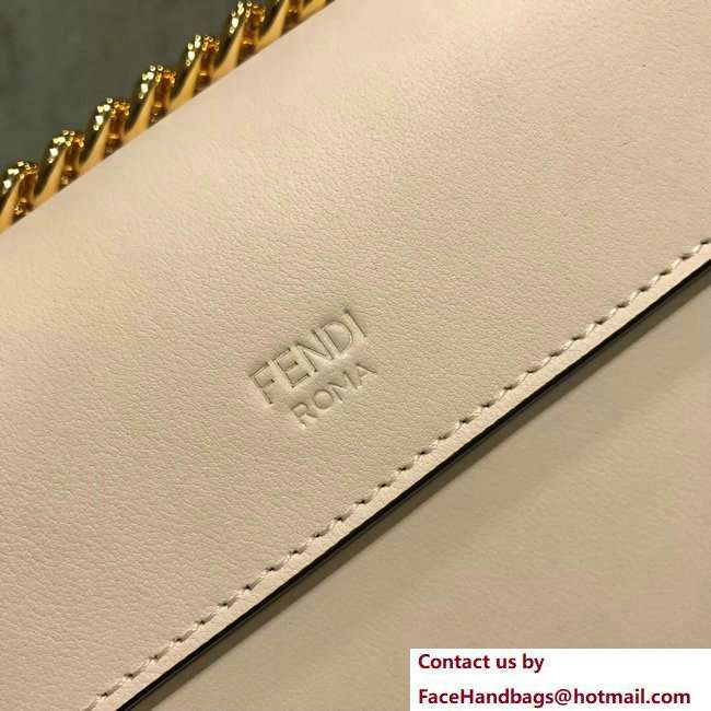 Fendi Python Mini Kan I F Logo Bag White 2018 - Click Image to Close