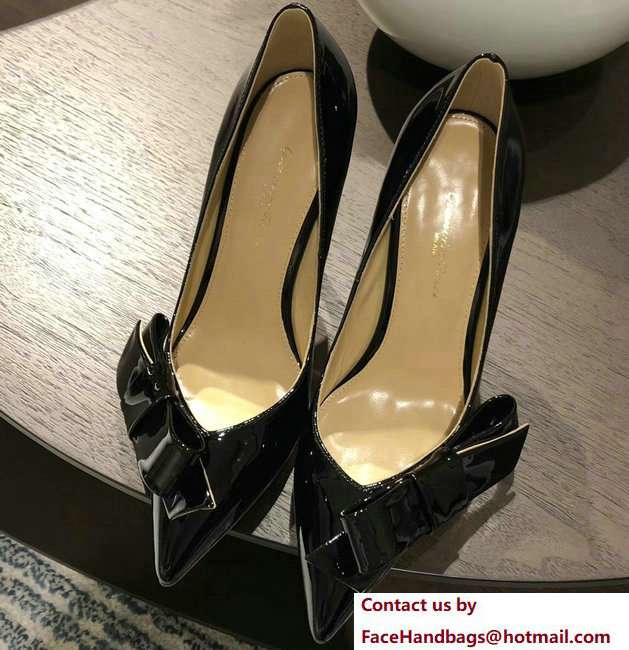 Gianvito Rossi Heel 10.5cm Kyoto Pumps Patent Black 2018 Gianvito Rossi Heel 10.5cm Kyoto Pumps Patent Black 2018