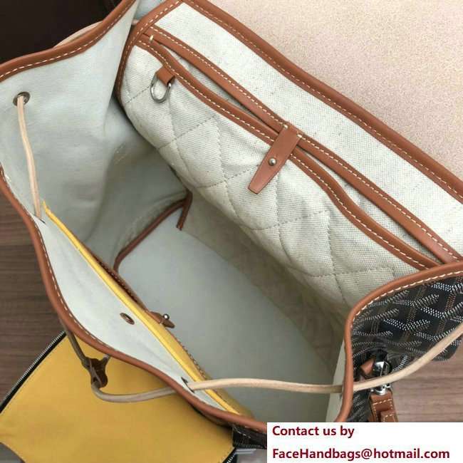 Goyard Alpin Backpack Bag Brown - Click Image to Close