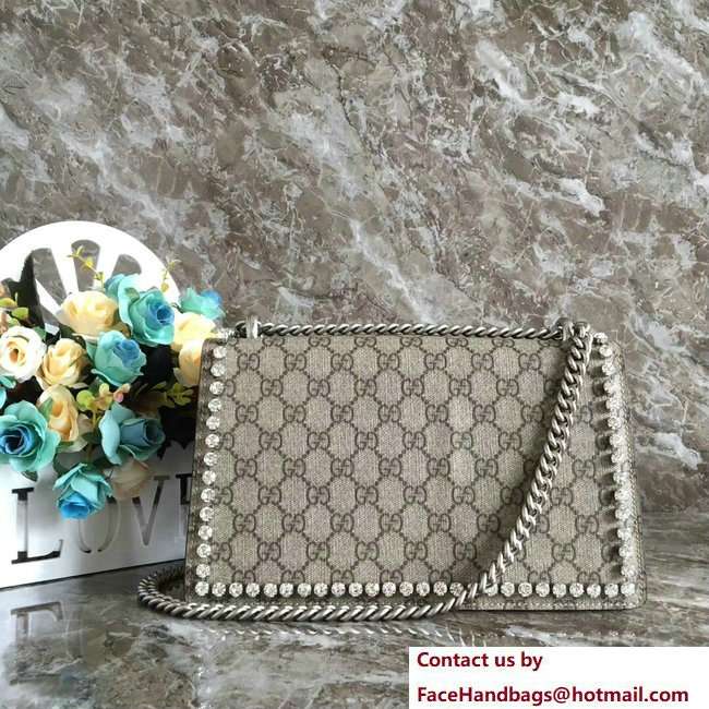 Gucci Dionysus Bow and Crystal Shoulder Small Bag 400249 2018