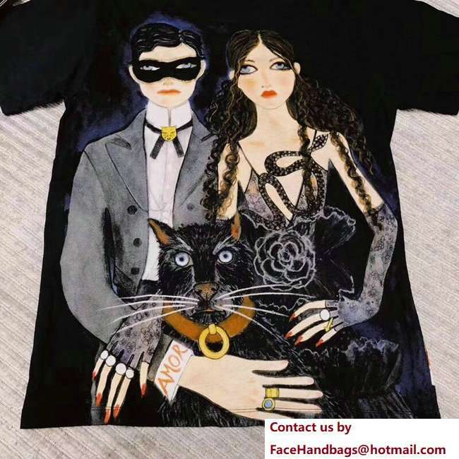 Gucci Unskilled Worker T-shirt 492346 Sophie and George Ready for the Palais Black 2018
