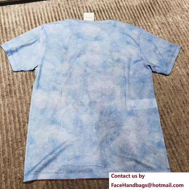 Gucci Unskilled Worker T-shirt 492346 The Stein Sisters Light Blue 2018 - Click Image to Close
