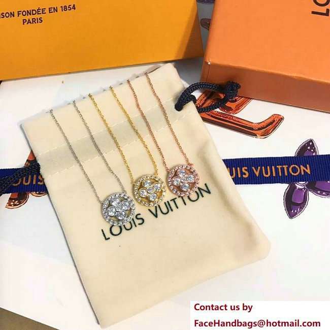 Louis Vuitton All Diamond Blossom Necklace 2018 - Click Image to Close