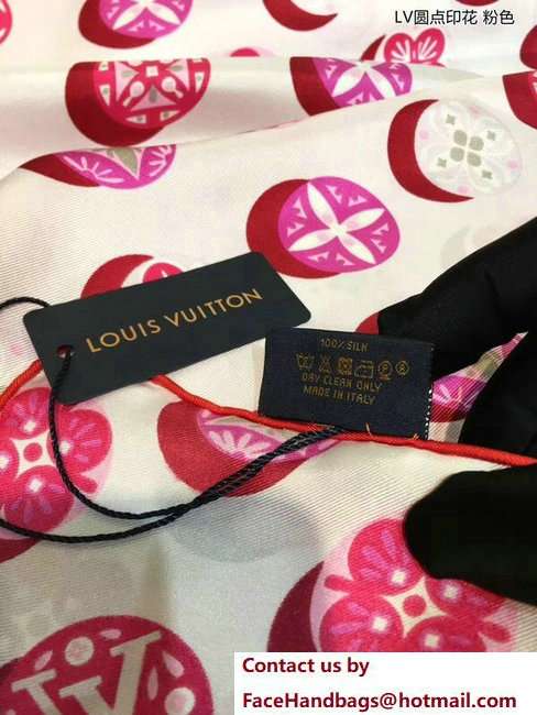 Louis Vuitton Kamonodots Square Silk Scarf 01 2018 - Click Image to Close