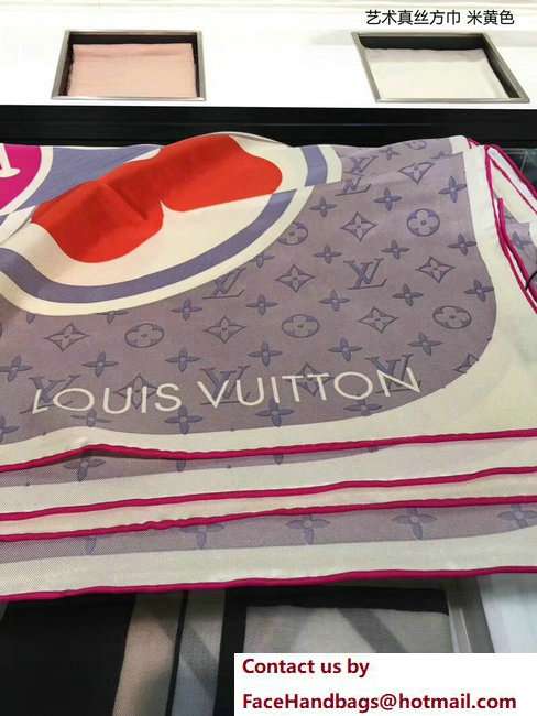 Louis Vuitton Kamonogram Square Scarf 02 2018 - Click Image to Close