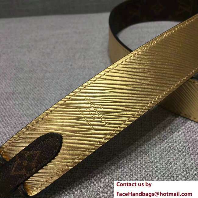 Louis Vuitton Monogram Canvas Bandouliere Shoulder Strap EPI Gold J02334