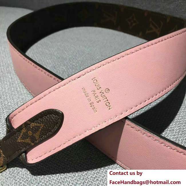 Louis Vuitton Monogram Canvas Bandouliere Shoulder Strap Pink J02330