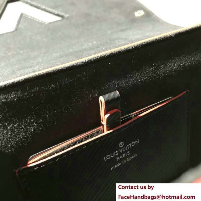 Louis Vuitton Studs And Eyelets Epi Leather Twist MM bag M53520 Noir 2018 - Click Image to Close