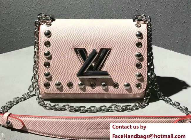 Louis Vuitton Studs And Eyelets Epi Leather Twist PM Bag M53539 Pink 2018