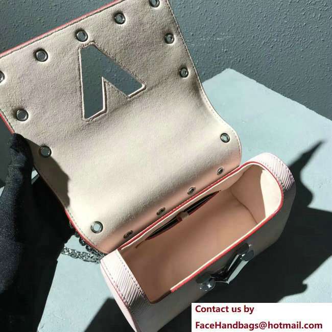 Louis Vuitton Studs And Eyelets Epi Leather Twist PM Bag M53539 Pink 2018 - Click Image to Close