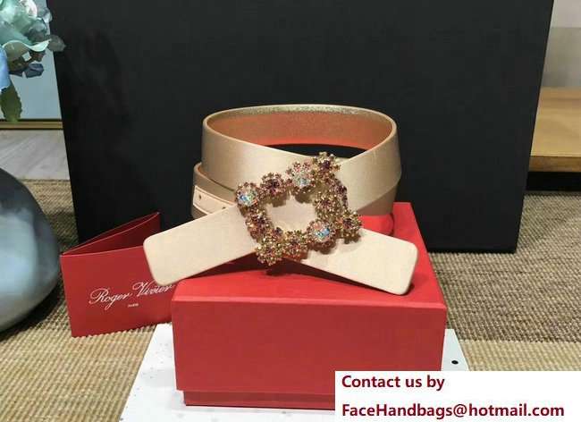 RV 3CM belt champagne gold with crystals buckle RV 3CM belt champagne gold with crystals buckle