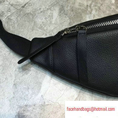 Balenciaga BB Mode Leather Belt Pack Bag Black