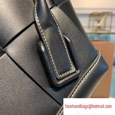 Bottega Veneta Arco 33 Top Handle Bag with Maxi Weave Black 2020