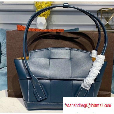 Bottega Veneta Arco 33 Top Handle Bag with Maxi Weave Blue 2020 - Click Image to Close