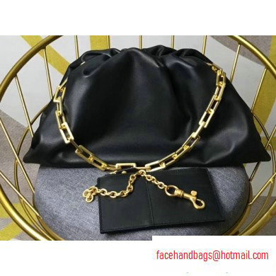 Bottega Veneta The Pouch Clutch Chain Shoulder Bag Black 2020 - Click Image to Close