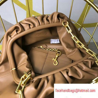 Bottega Veneta The Pouch Clutch Chain Shoulder Bag Brown 2020 - Click Image to Close