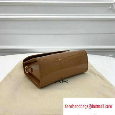 By Far Mini Bag in Patent Leather Caramel