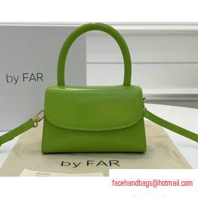 By Far Mini Bag in Patent Leather Lime Green - Click Image to Close