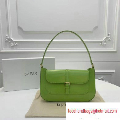 By Far Miranda Bag in Patent Leather Lime Green